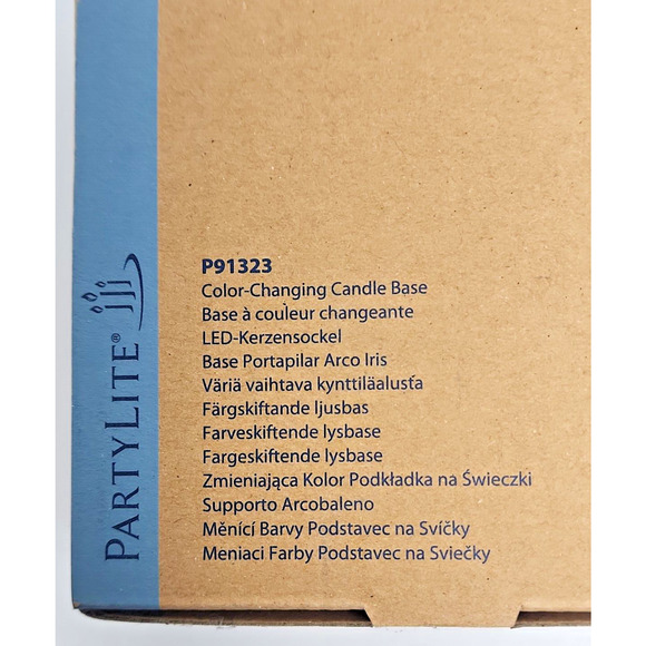 PartyLite Color Changing Candle Base Retired NIB P91323/P19A - Picture 4 of 4
